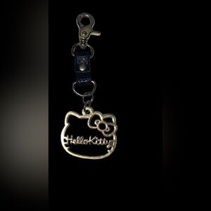 Hello Kitty Gold Purse Key Chain Ring
6”x2”